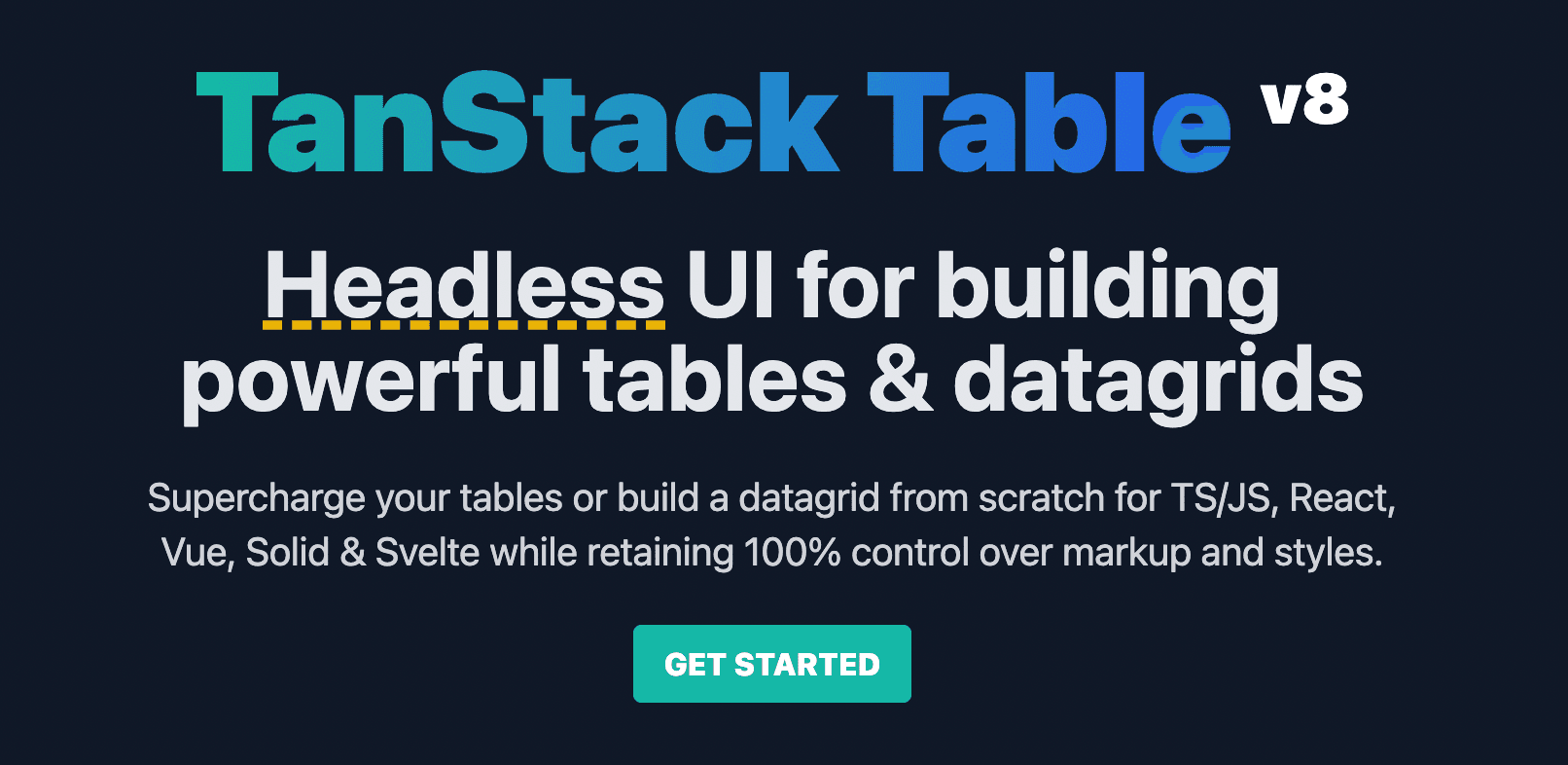 TanStack Home Page